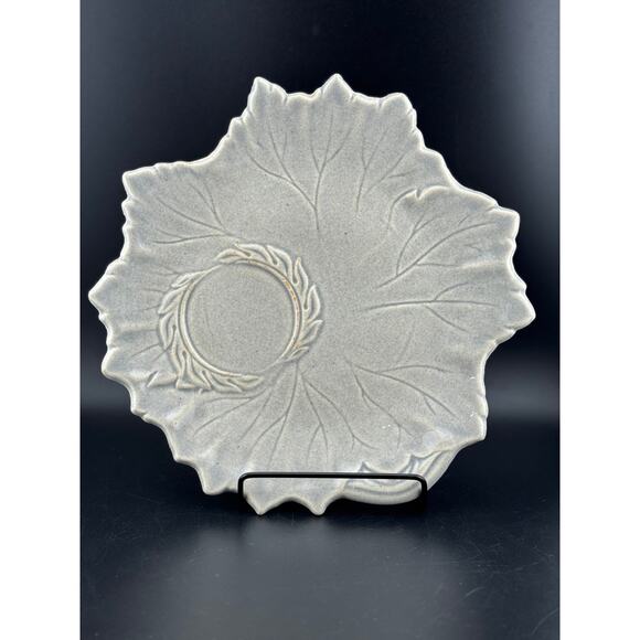 Woodfield Dove Gray Plate for Tea & Toast Snack Set by Steubenville - Picture 1 of 8